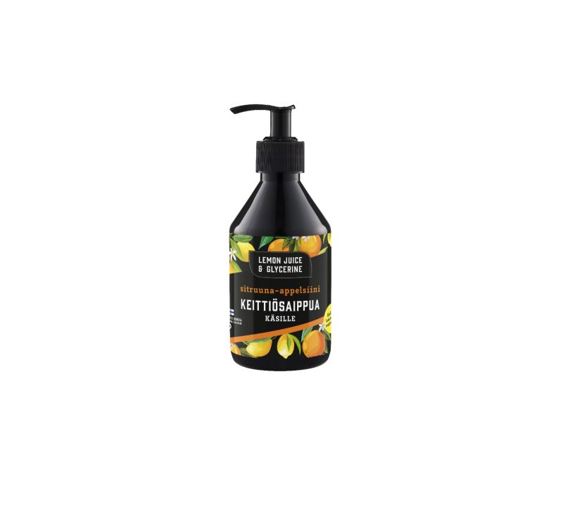LEMON JUICE & GLYCERINE KEITTIÖSAIPPUA SITRUUNA-APPELSIINI