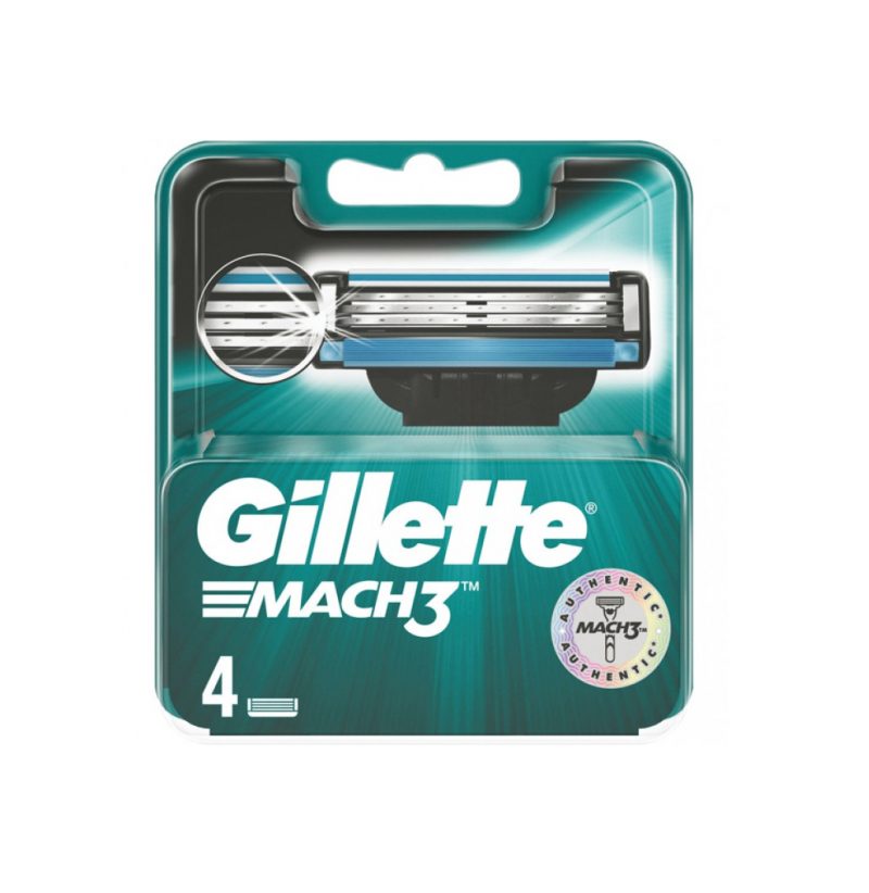 GILLETTE MACH3 TERÄ 4KPL