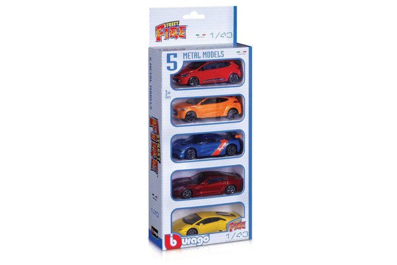 BBURAGO PIKKUAUTO 1:43 5KPL STREET FIRE