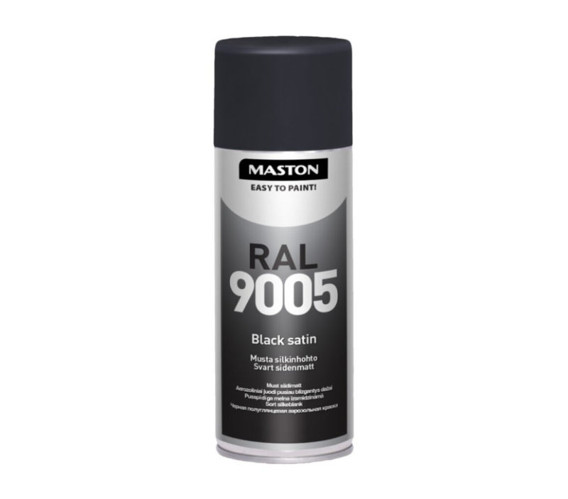 MUSTA SILKINHOHTO RAL 9005