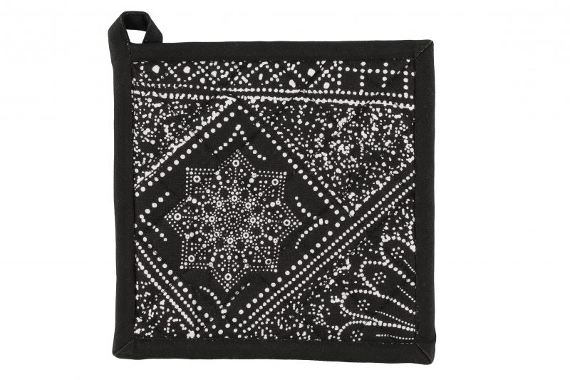 4LIVING PATALAPPU CHIC 2KPL MUSTA 20×20CM
