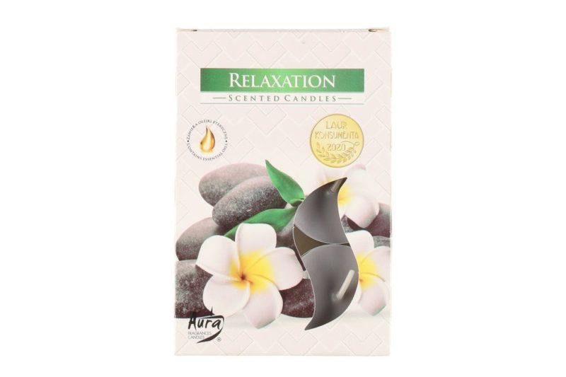 TUOKSULÄMPÖKYNTTILÄ RELAXATION 6KPL