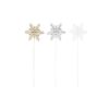 KAPEL METALLIKORISTE LUMIHIUTALE 26CM 4KPL