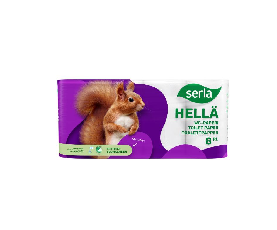 SERLA HELLÄ WC-PAPERI 8 RULLAA