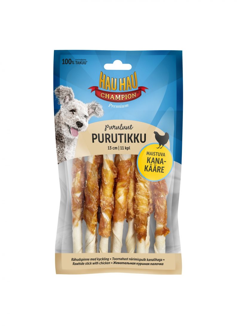 HAU HAU KANAPURUTIKKU 13CM 11KPL 100G