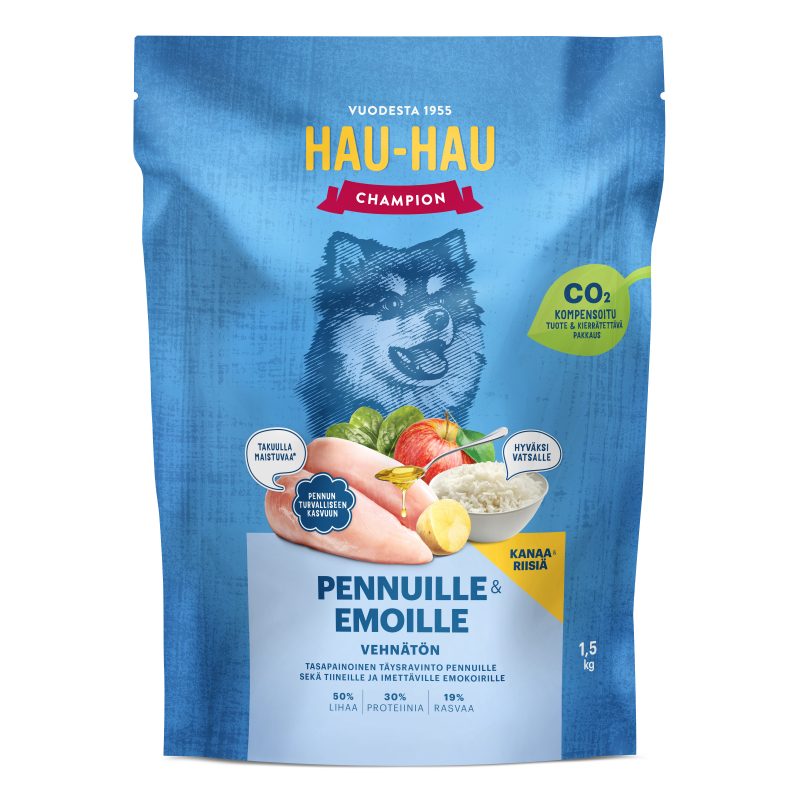 HHC KANA-RIISI PENNUILLE JA EMOILLE 1,5KG