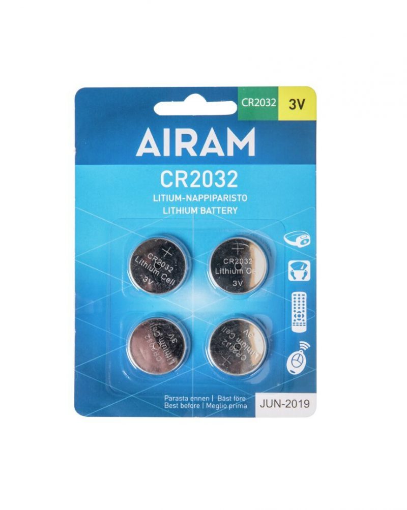 AIRAM LITIUM-NAPPIPARISTO CR2032 3V