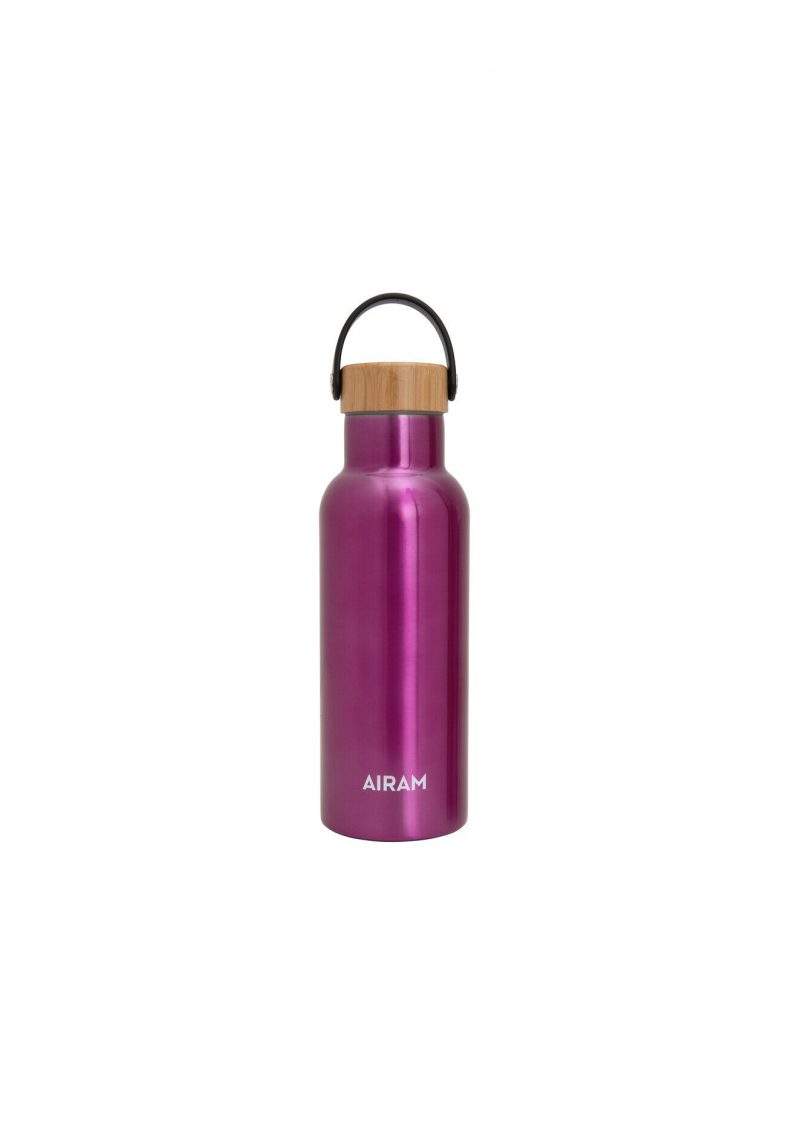 ROOSA NAUHA TERÄSJUOMAPULLO 0,5L