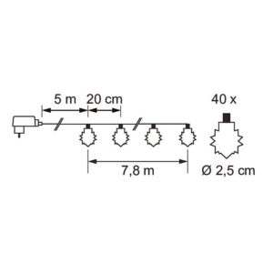 Alternative view of LUMIKIDE VÄRIMIX 40-LED