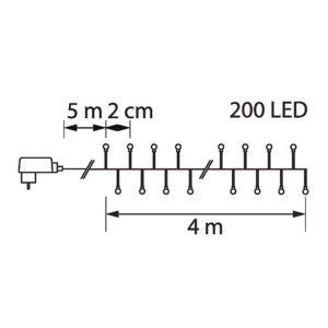 Alternative view of PEPINO VALOSARJA VÄRIMIX 200-LED
