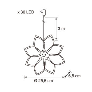 Alternative view of VUOKKO LED-KORISTE HOPEA