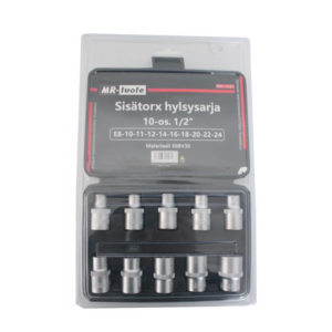 KÄRKIHYLSYSARJA SISÄTORX 10-OS 1/2" E8-2