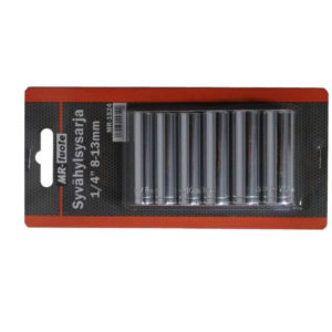 SYVÄHYLSYSARJA 6-OS 1/4" 8-13MM