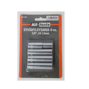 SYVÄHYLSYSARJA 4-OS 3/8" 10-13MM