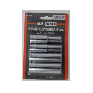 SYVÄHYLSYSARJA 4-OS 1/2" 10-19MM