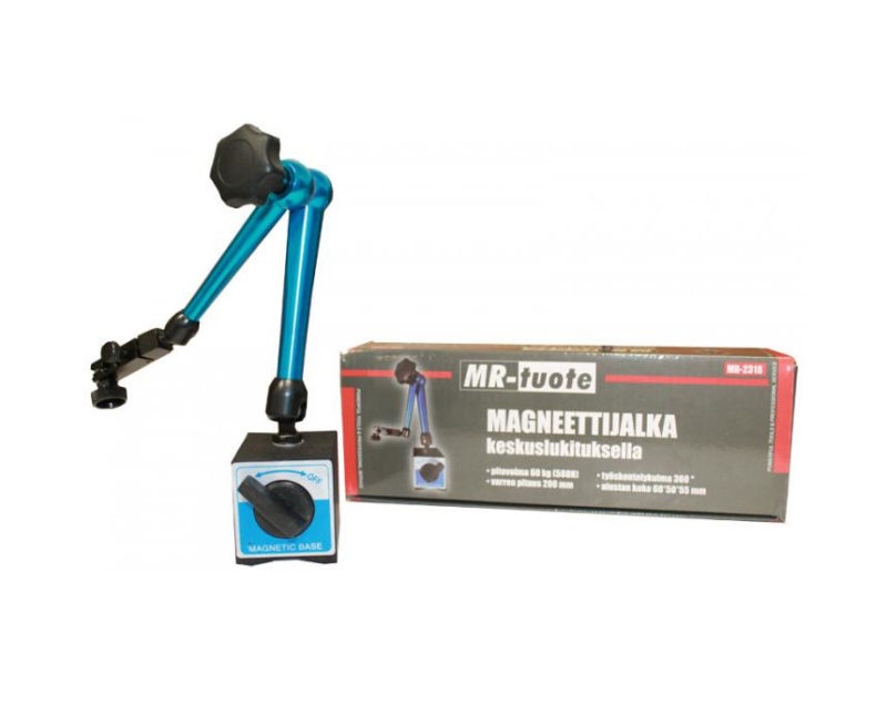 MAGNEETTIJALKA KESKUSLUKITUKSELLA