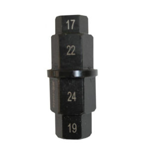 ERIKOISHYLSY 3/8" MOOTTORIPYÖRÄÄN