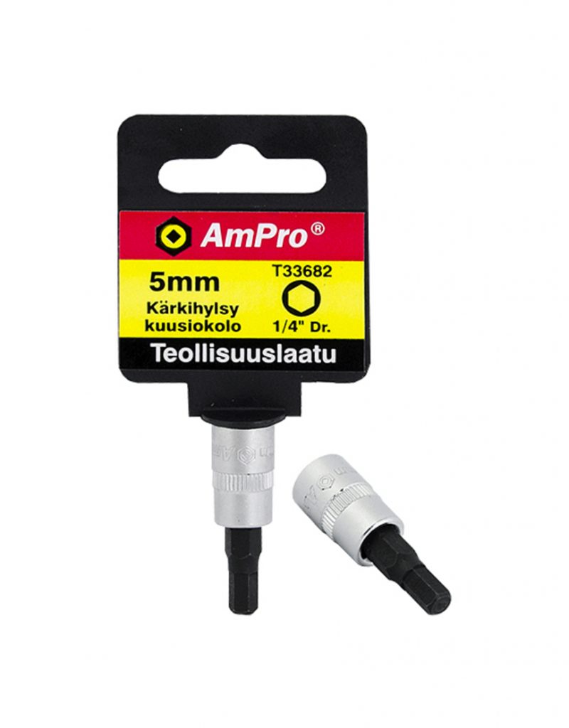 KUUSIOKÄRKIHYLSY 1/4" 3MM